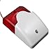 White Red 12 Volt DC Mini Strobe Siren Alarm Warner