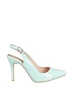 Elisabeth Zapatos de talón abierto Brillo (Azul)