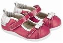 Robeez Tredz Fashionista MJ - Fuchsia Lightweight Flex Sole Outdoor Shoes ( US size: 4 / 9-12 months / EU Size 19/ UK/AUS 3.5) * 09 Newest Collection -- NEW IMPROVED FIT!! *