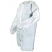 Magid C8L EconoWear Lite N Kool SMS Disposable Lab Coat with Snap Front, Large, White (Case of 50 each)