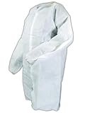 Magid C8XXL EconoWear Lite N Kool SMS Disposable Lab Coat with Snap Front, 2XL, White (Case of 50 each)