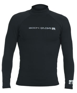 Body Glove 10 oz Java L/S Rashguard Black Size Medium