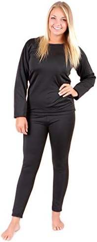 Mongol Winter Wear Women's Warm Core Thermal Underwear Set (Large)