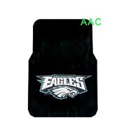 - 	 2 Universal Front Floor Mats NFL Philadelphia Eagles
