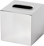 Polished Stainless-steel Tissue Box Cover