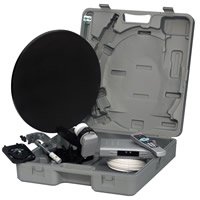 Comag Mini Suitcase System 1 Grey with 12v Receiver - Satgear version