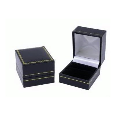 8MM Flat Top Two Tone Black Tungsten Ring Wedding Band Size 5