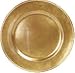 Charger Plates -- Set of 8, 13 Gold Leaf Chargers