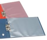 Bantex Pocket Polypropylene Multipunched Top-opening 120 Micron Oblong A3 Clear Ref 203708 [Pack 25]