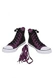 Punkrose Purple Denim Stud High-Top Sneakers