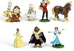 Disney Beauty and the Beast 7 Piece Figurine Set with Belle
