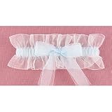 Ice Blue Chiffon Garter