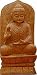 Handmade Statues Lord Buddha Wood Carving 10 x 5 inches (jwcs064)