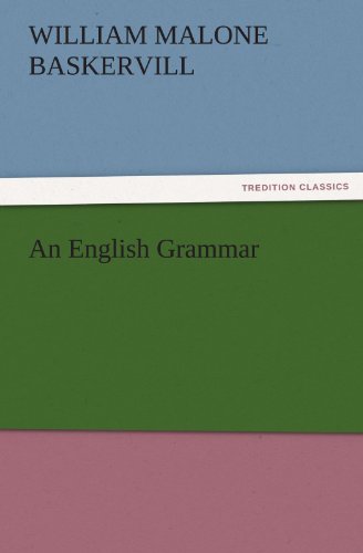 Textbook - An English Grammar