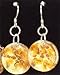 Caramel Color Circle Designer Collection Earrings title=