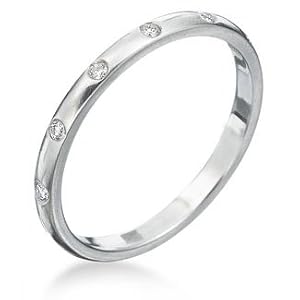 VVS Diamond Real Wedding Band Anniversary Ring 14K Gold