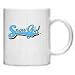 Sporting Goods : SnowGirl Coffee Mug - Yamaha Polaris Blue Snowboarding Snowmobiling