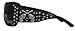 Montana West Ladies UV 400 Crossed Pistols Concho Sunglasses