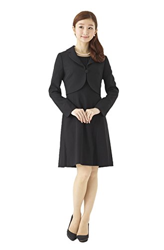 (モノワール) MONOIR 喪服 レディース 礼服 ブラックフォーマル アンサンブル ワンピース オールシーズン 02M41124