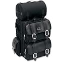 Saddlemen S3200DE Deluxe Sissy Bar Bag - --/Black