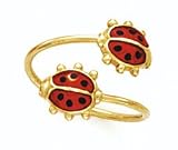 14K Ladybug Toe Ring - GH23996