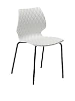 Metalmobil Set Silla 4 Uds. Uni-550 Blanco