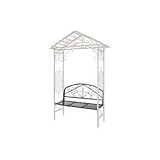 Austram 12010631 Bench For Gable Arbor - Hammered Silver