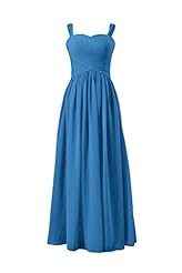 Full Length Sweetheart Chiffon Lace-Up Evening Dress/Bridesmaid Dress 