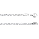 Sterling Silver Rope Chain 4.6mm & 22 Inches