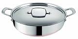 Tefal E92482 Jamie Oliver Inox Copper Induction Servierpfanne 30 cm, Edelstahl