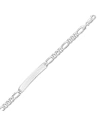 180 Figaro ID Bracelet in Sterling Silver