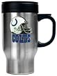 Indianapolis Colts Stainless Steel Travel Mug - Football Sports Merchandise