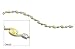 14kt two tone swirl design 7.5 bracelet