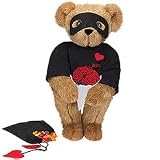 15" Love Bandit Teddy Bear With Red Roses