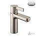 hansgrohe Metris S  Modern 1-Handle  6-inch Tall Bathroom Sink Faucet in Brushed Nickel, 31060821