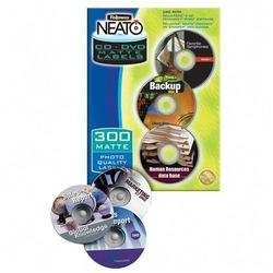 Fellowes Neato Matte CD/DVD Labels (Model 99945, 300-Count)