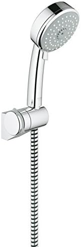 Tempesta 27584001 Cosmopolitan 100 Shower Set with Wallholder and Three Spray Options by Tempesta