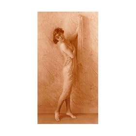 Lady in Filmy Wrap Art Poster Print, 11x17