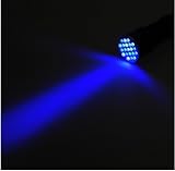 395 nM UV Ultra Violet 21 LED Blacklight Flashlight, 7305UV395