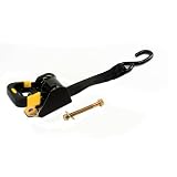 2 x 4' Retractable Tie Down for motorcycle, ATV and boat trailers by RatchetPower