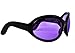 Purple Lens Gothic Vampire Sunglasses Oversized Sexy Glasses