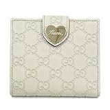 GUCCI グッチ グッチシマ スクリプトハートディティール Wホック 二つ折り財布 アイボリー 203549 AA61G 9022 GUCCI グッチ グッチシマ スクリプトハートディティール Wホック 二つ折り財布 アイボリー 203549 AA61G 9022