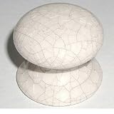 38mm Dia Victorian Antique Crackle Round Knob