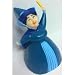 Disney Sleeping Beauty Princess Aurora's Fairy Merryweather, 3" Figure Doll Toy, Cake Topper_s-1