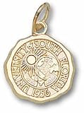South Florida Bulls Seal 1/2 Charm - 14KT Gold Jewelry