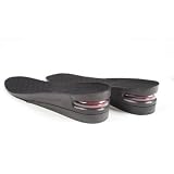 2 Pairs Of Height Increase Elevator Shoes Insole For Men - 5 Cm (approximately 2 Inches) Taller