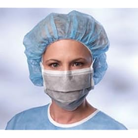 Prohibit Laser Surgical Mask - High Filtration Laser Surgical Mask, With Ties, Gray, 6 box / Case,