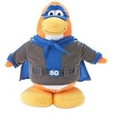 Disney Club Penguin Limited Edition Penguin - Shadow Guy Super Hero