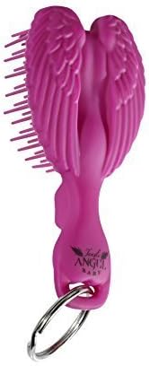 Hair Angel Tangle Baby Key Ring Soft Touch Brush, Pink by RWCS Ltd