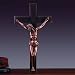 Bronze Plated Crucifixion Jesus Christ on the Cross Statue